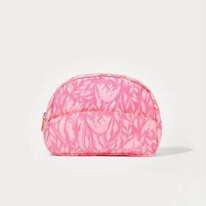 Lilly Pulitzer Rousseau Pink Tulip To Tango Printed Pouch NEW